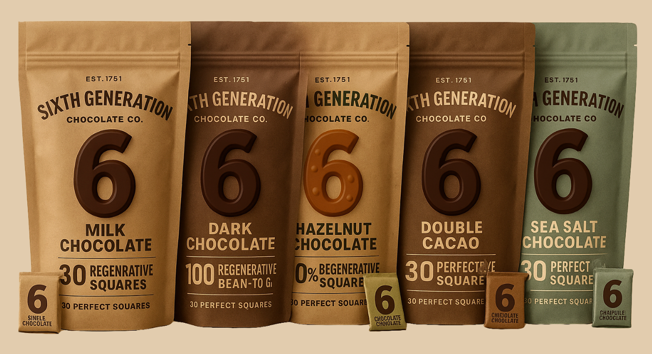 Sixth Generation Chocolate Squares